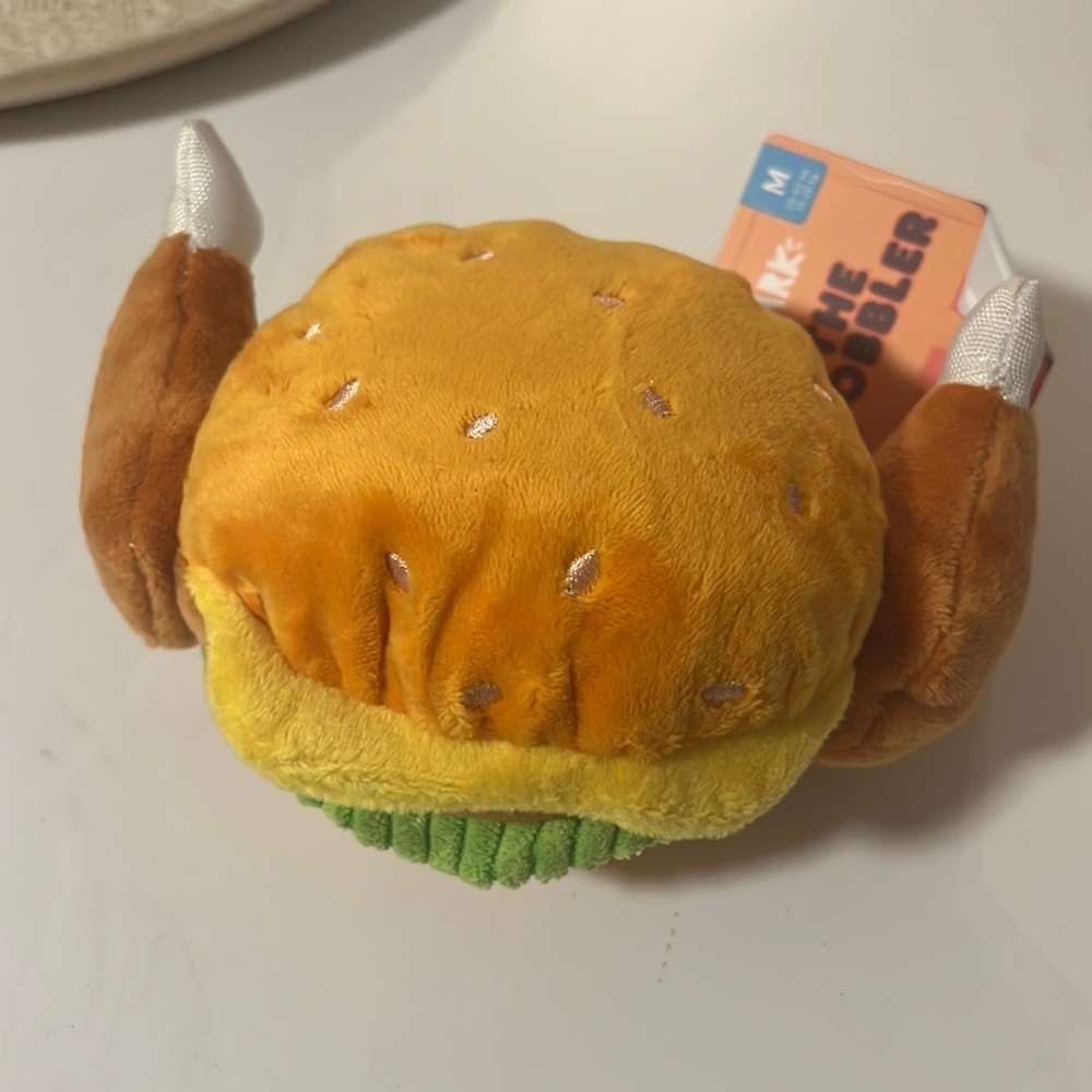 Bark Box Thanksgiving Gobbler Sandwich Dog Toy